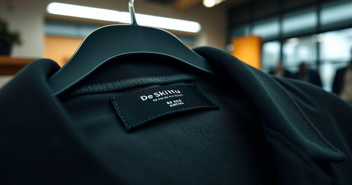 Etiqueta de confecção é essencial para a identificação e valorização de suas peças de roupa Etiqueta de confecção é essencial para a identificação e valorização de suas peças de roupa